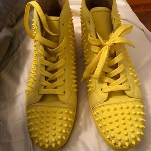 Christian Louboutin Louis Spikes Flat Pre-owned